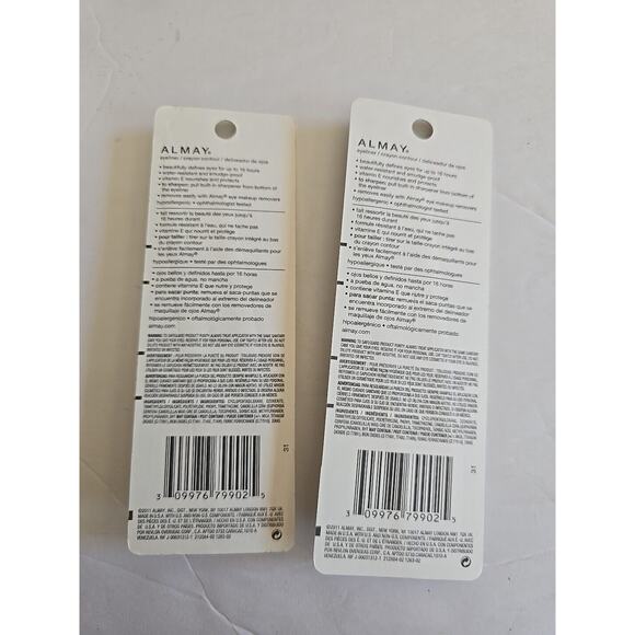 Almay Top Of The Line Eyeliner, Black Brown 206, 0.01 oz TWO PENCILS - Picture 2 of 2